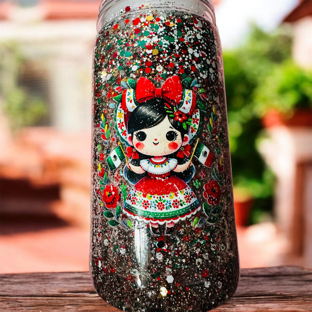 🇲🇽 México Encantado Snow Globe 16 Oz Acrylic 🌵