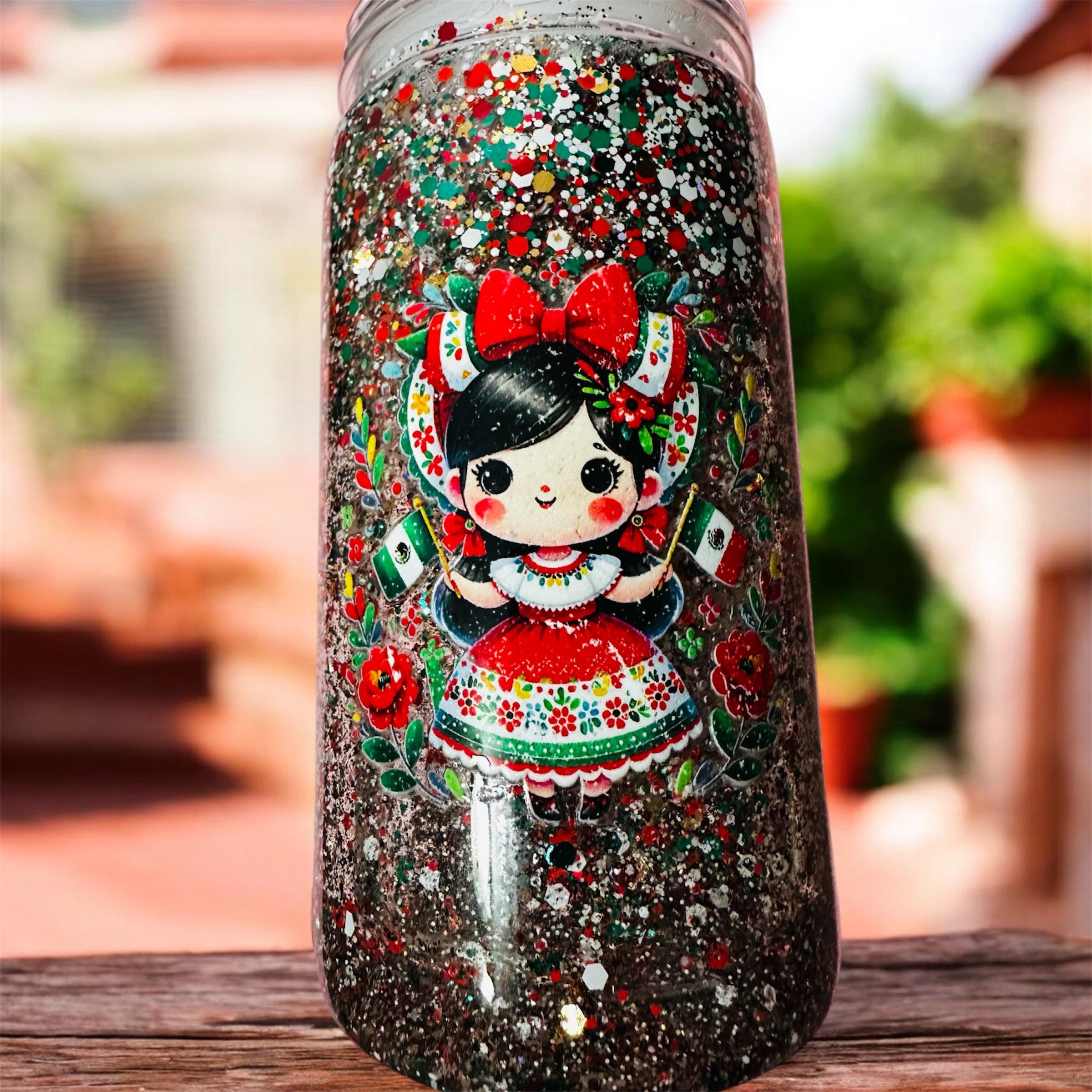 🇲🇽 México Encantado Snow Globe 16 Oz Acrylic 🌵