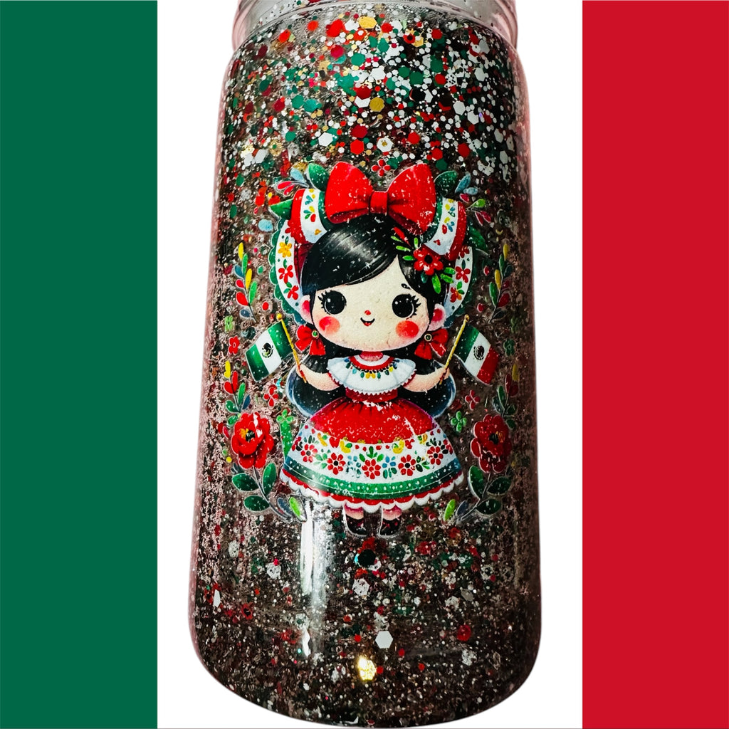 🇲🇽 México Encantado Snow Globe 16 Oz Acrylic 🌵