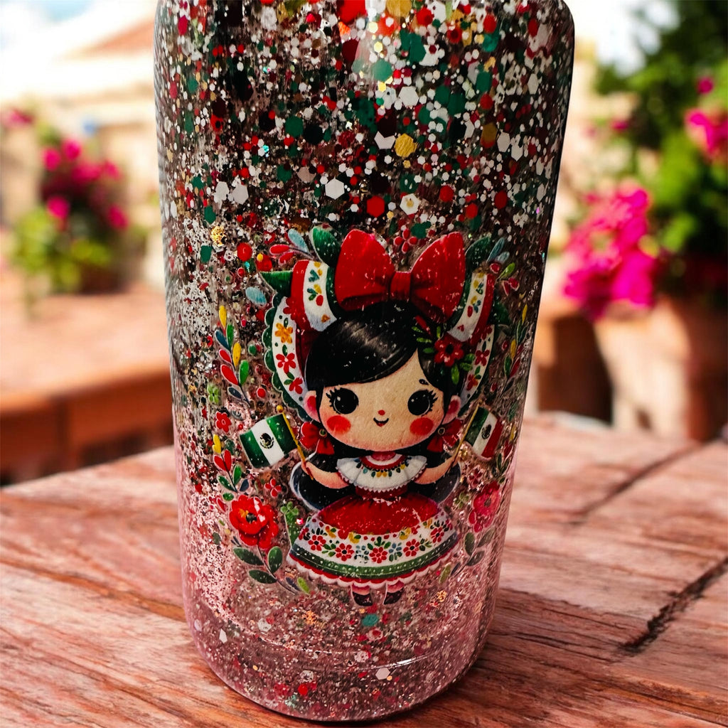 🇲🇽 México Encantado Snow Globe 16 Oz Acrylic 🌵