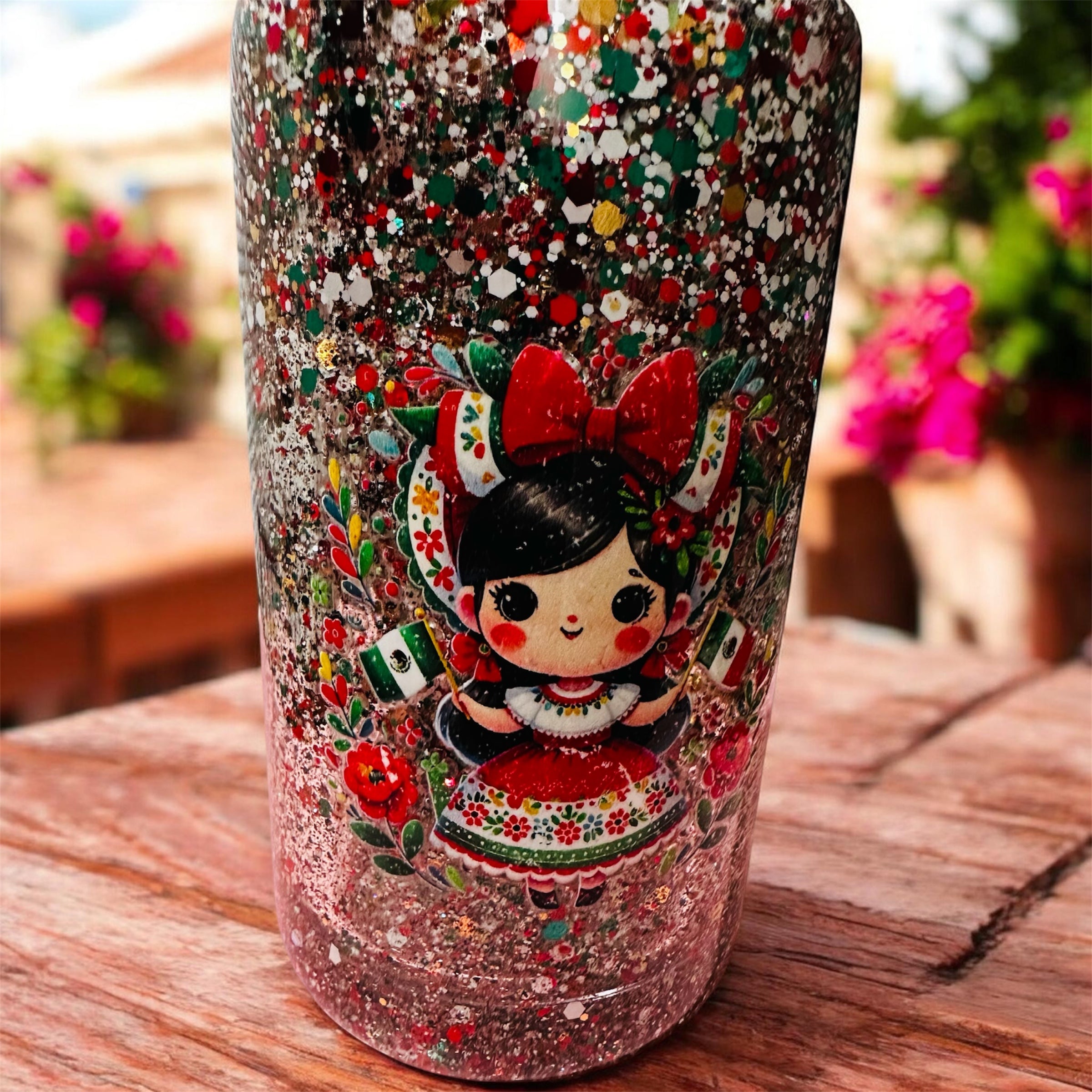 🇲🇽 México Encantado Snow Globe 16 Oz Acrylic 🌵